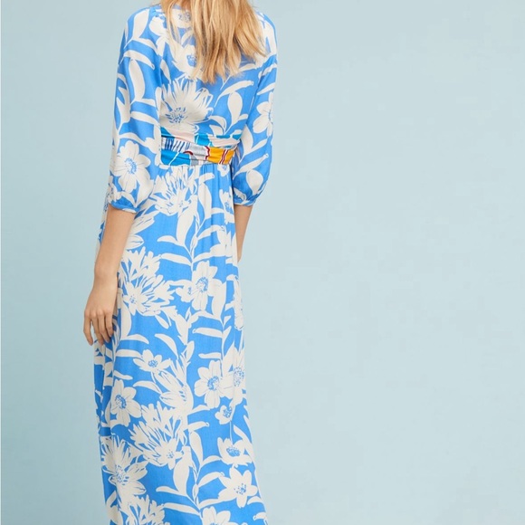 Anthropologie Maeve Belted Kimono Dress - Picture 5 of 7